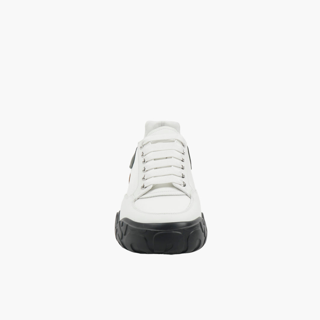 ALEXANDER MCQUEEN Sneakers di lusso in pelle e camoscio da donna Bianco Multi