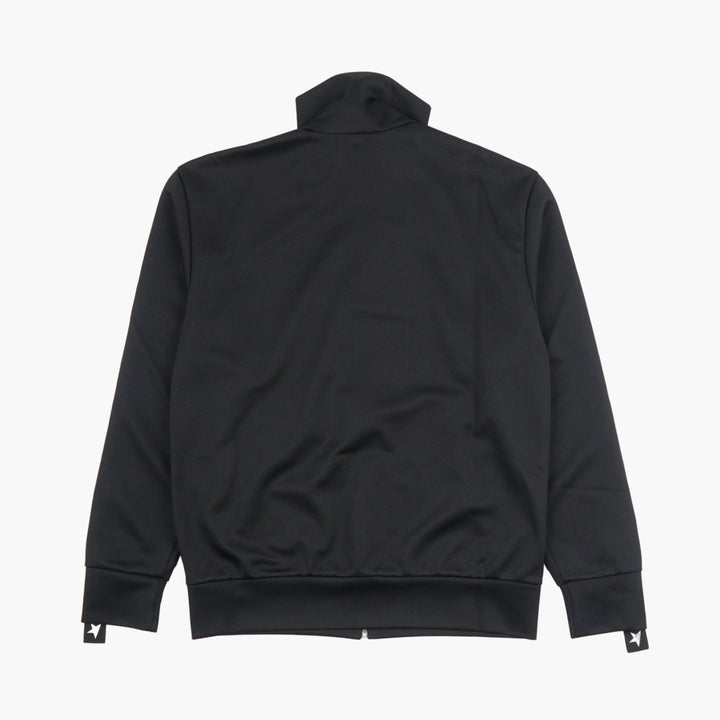 Golden Goose Men's Nero Track Jacket with Star Detailing - Made in Italy