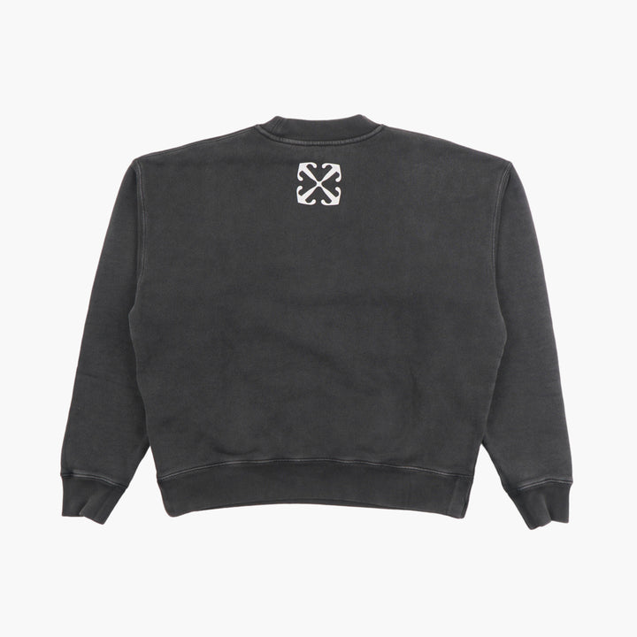 OFF-WHITE Graphic Print Dark Grey-Multi Sweatshirt