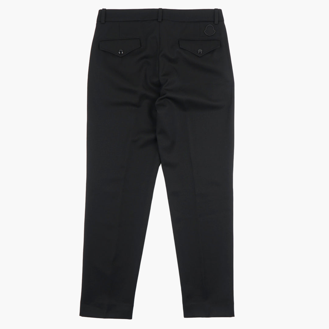 Pantaloni sartoriali da uomo Moncler - Design minimalista nero elegante con lavorazione artigianale di alta qualità