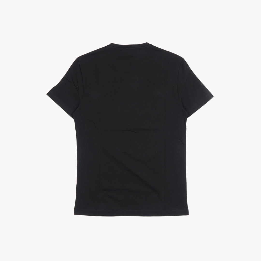 Versace Black T-shirts with Logo