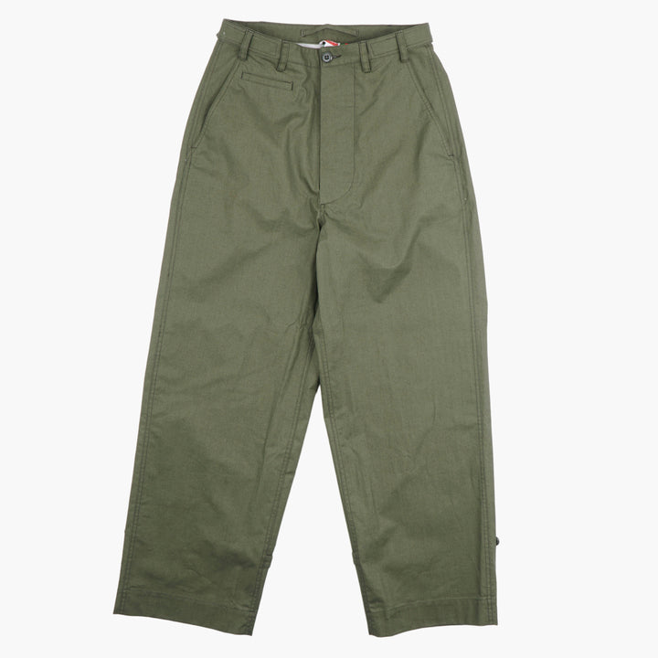 KENZO Stylish Green Trousers with Modern Versatile Design