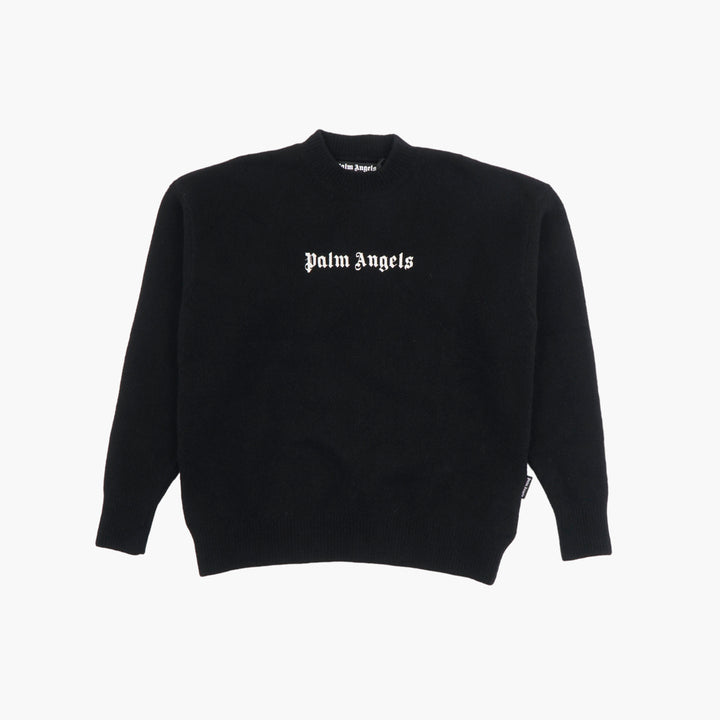 Palm Angels Black Sweater with Iconic Logo - Brand New with Tags