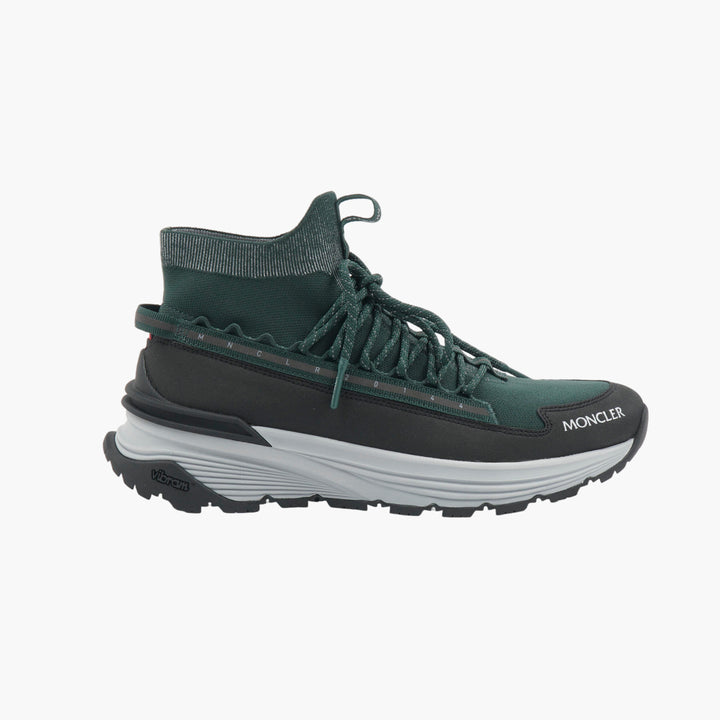 MONCLER Sneakers - Green-Black Modern Design for Urban Exploration and Outdoor Escapades