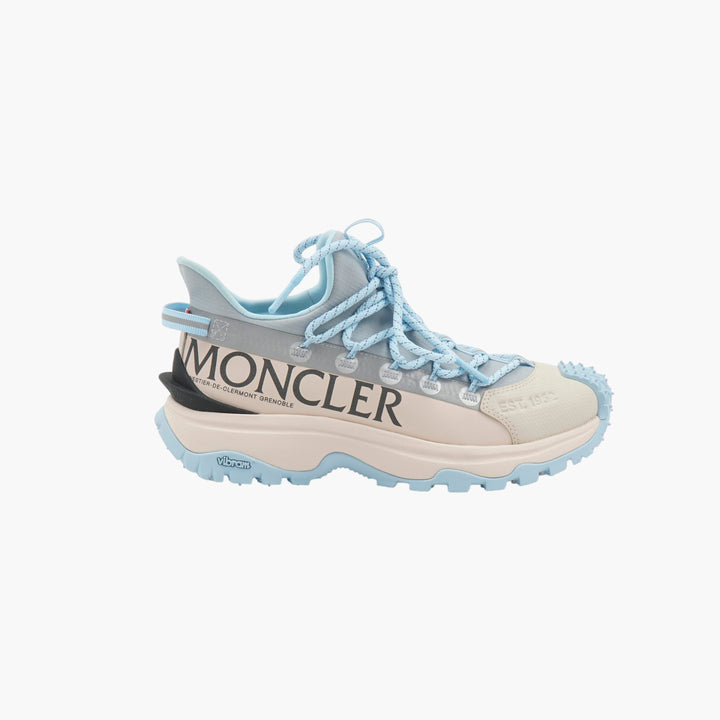 Moncler Luxury Sneakers - Ivory-Light Blue Design for Urban & Outdoor Wear