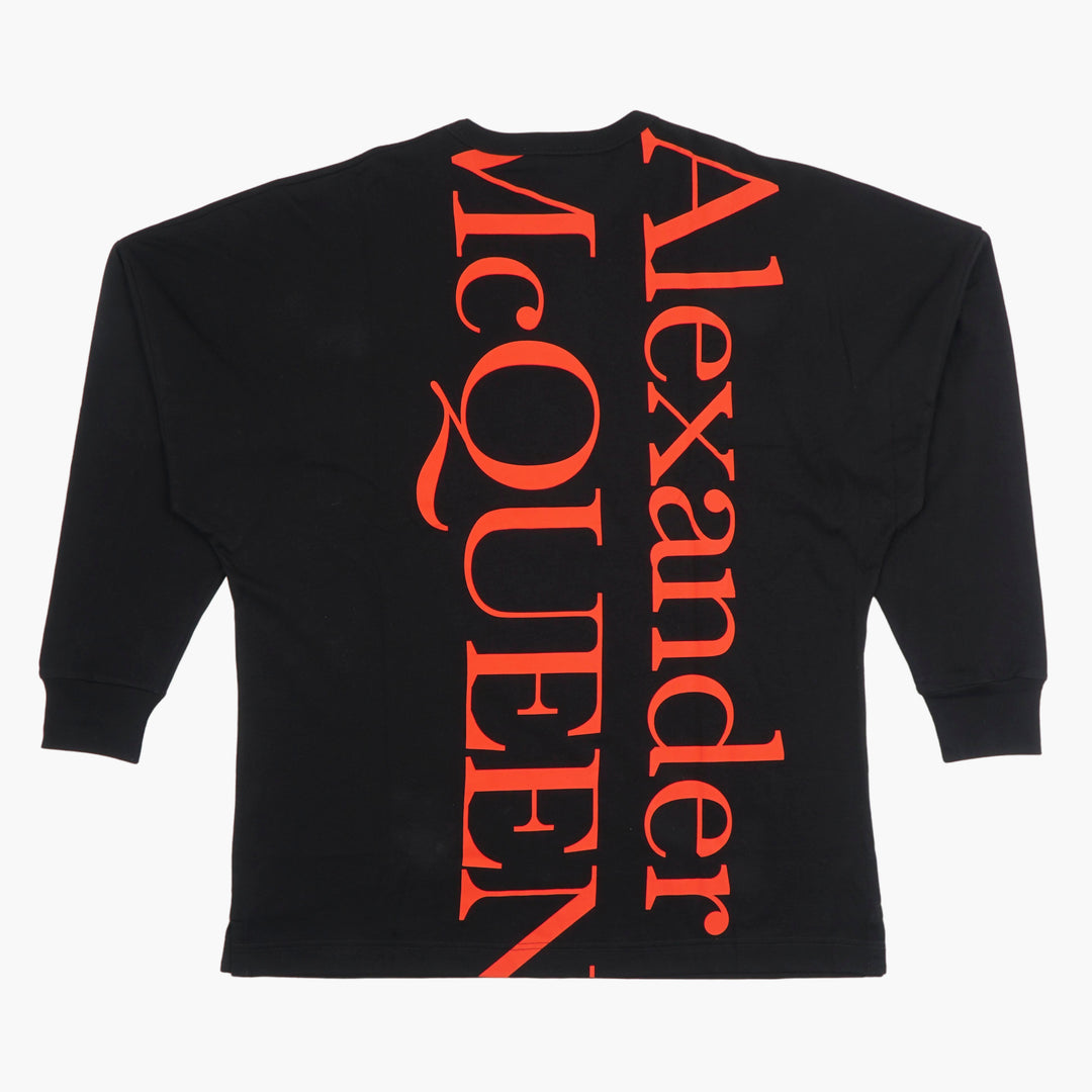 ALEXANDER McQUEEN cotton long-sleeves oversized t-shirt