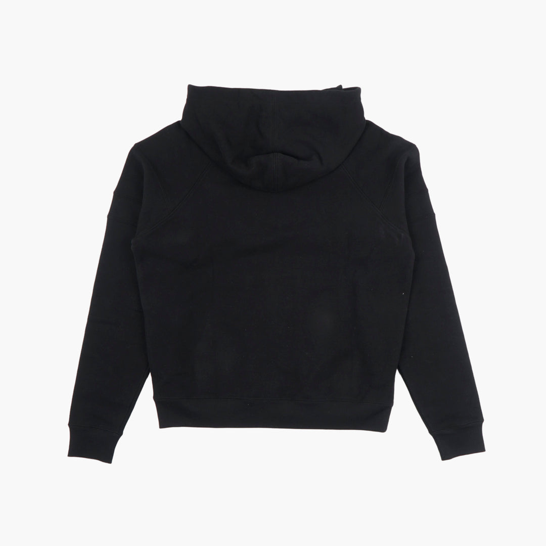 SAINT LAURENT Made in Italy Black Hoodie with Iconic Logo