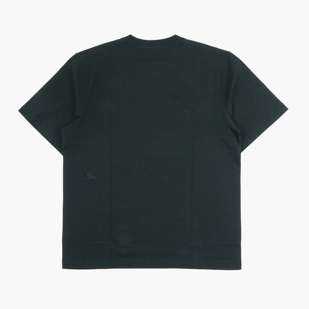 T-shirt classica in cotone Burberry - Verde