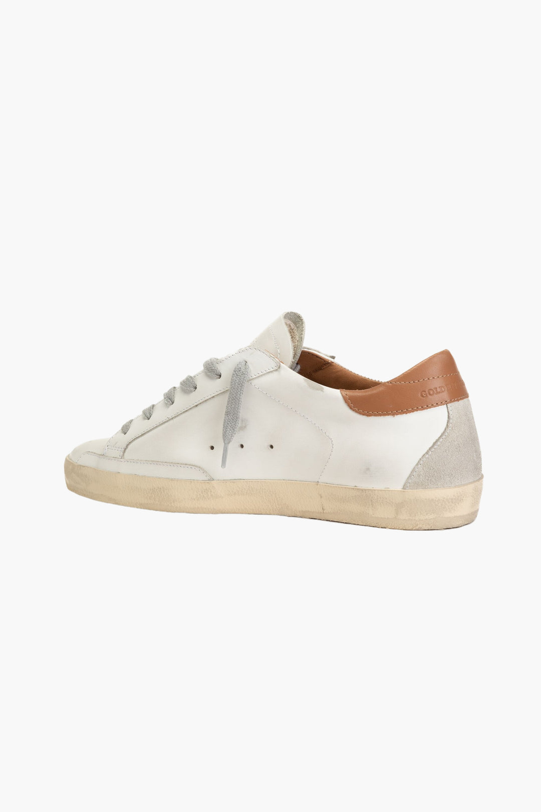 Sneakers da donna Golden Goose in pelle invecchiata con dettaglio stella in pelle scamosciata