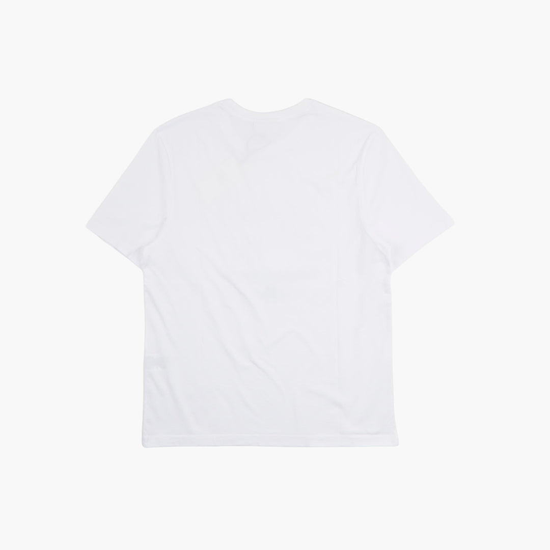 MAISON KITSUNE White Multi T-Shirt with Signature Character Design Made in Italy