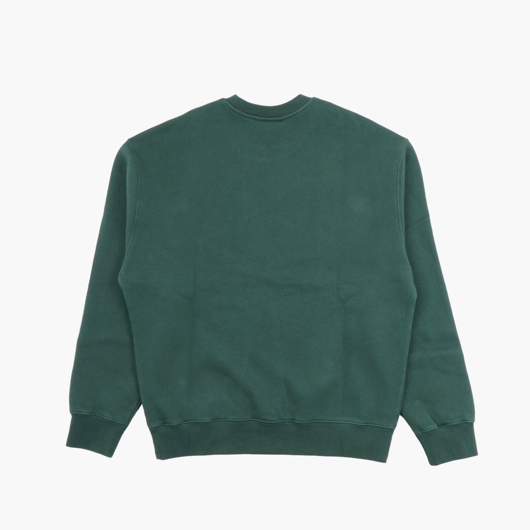 MAISON KITSUNE Sweatshirt in Bottle Green with Iconic Fox Logo