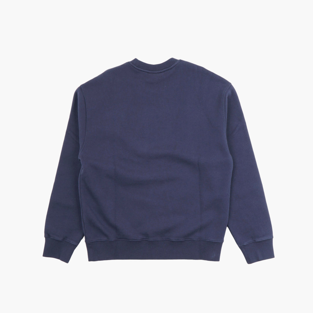 MAISON KITSUNE Classic Sweatshirt in Deep Navy with Iconic Fox Head Logo