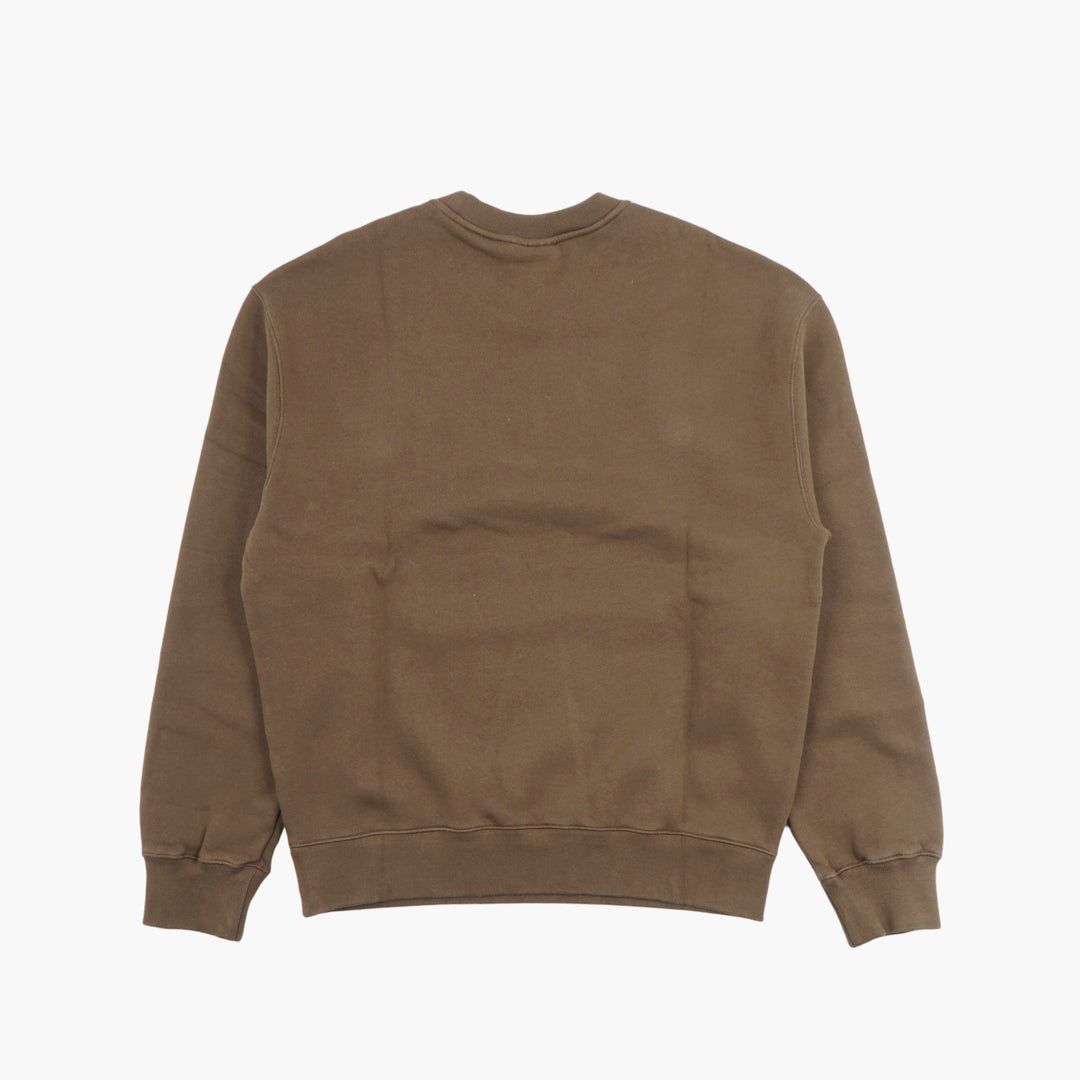 MAISON KITSUNÉ Fox Logo Sweatshirt in Kaki-Multi