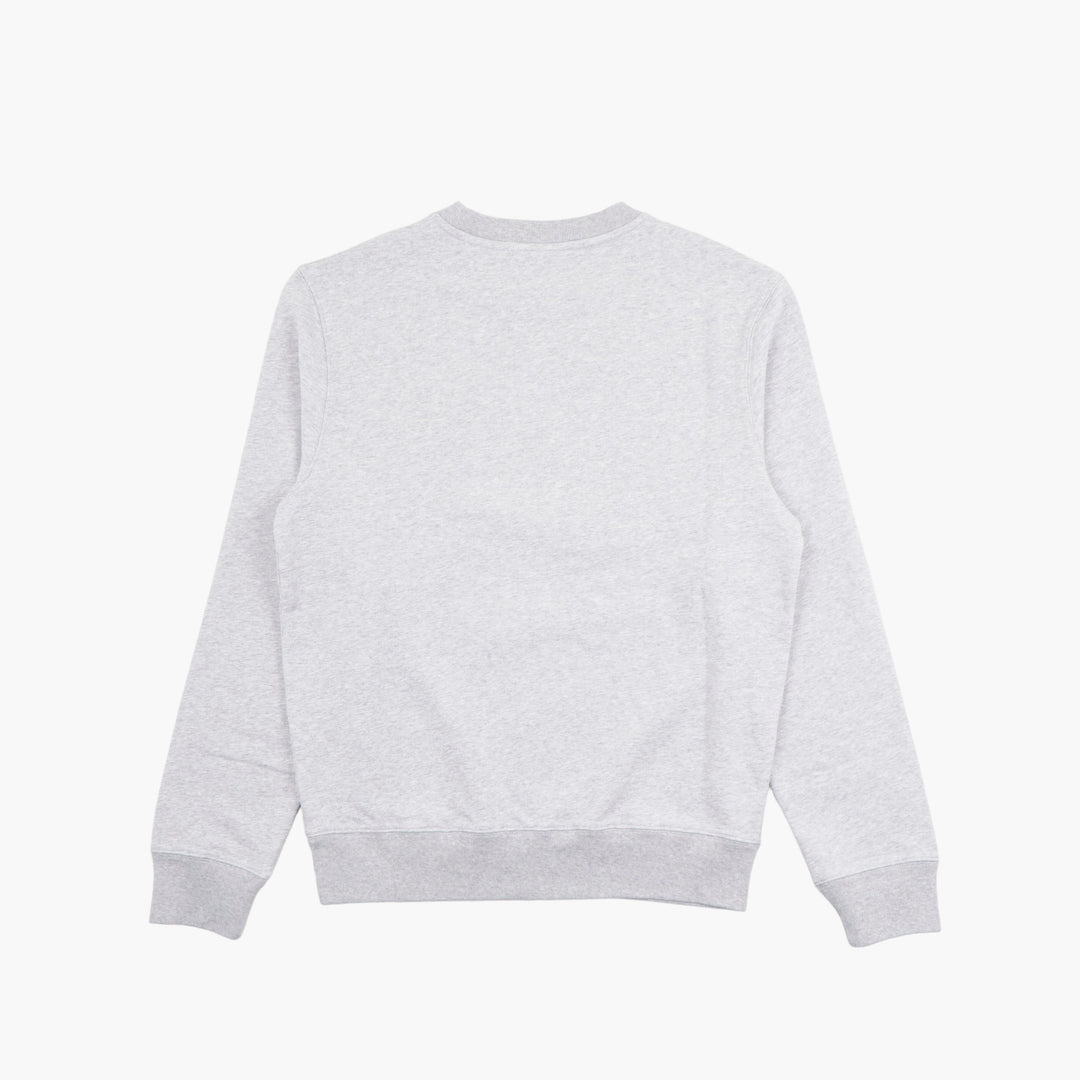 MAISON KITSUNE Felpa Graphic Fox Trophy - Grigio chiaro