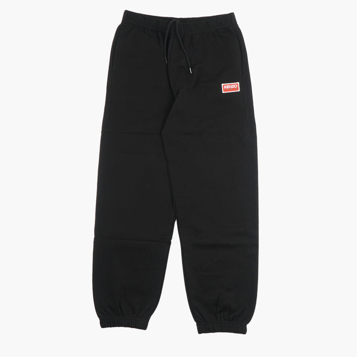 KENZO Men's Joggers in Black with Iconic Logo and Adjustable Drawstrings