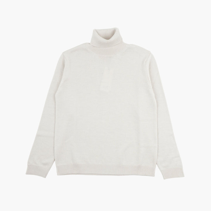 Roberto Collina Turtleneck Sweater in Bianco - Luxurious Knitwear for Any Occasion