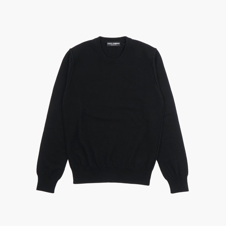 Dolce & Gabbana Italian Crafted Black Luxury Sweater