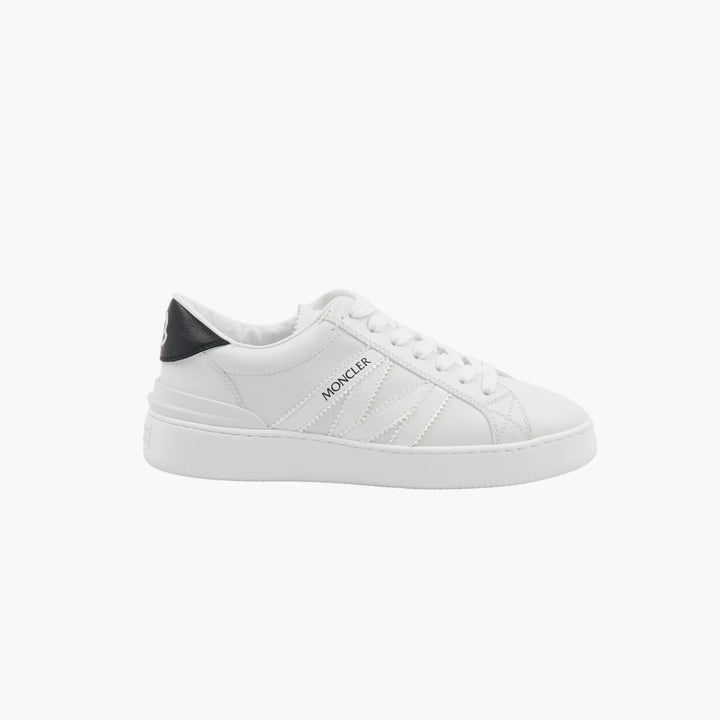 MONCLER Premium White Sneakers with Cushioned Sole - Bianco