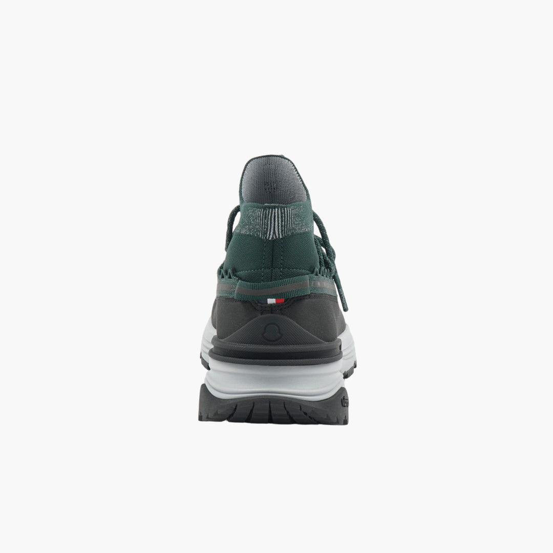 MONCLER Sneakers - Green-Black Modern Design for Urban Exploration and Outdoor Escapades