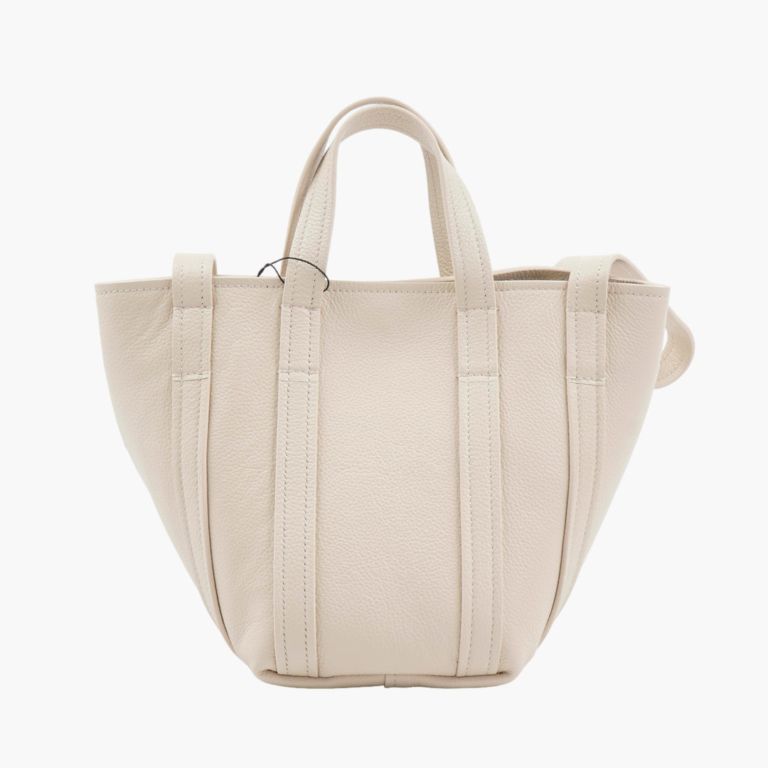 BALENCIAGA Women's Elegant Minimalist Bag - Made in Italy, Bianco Color