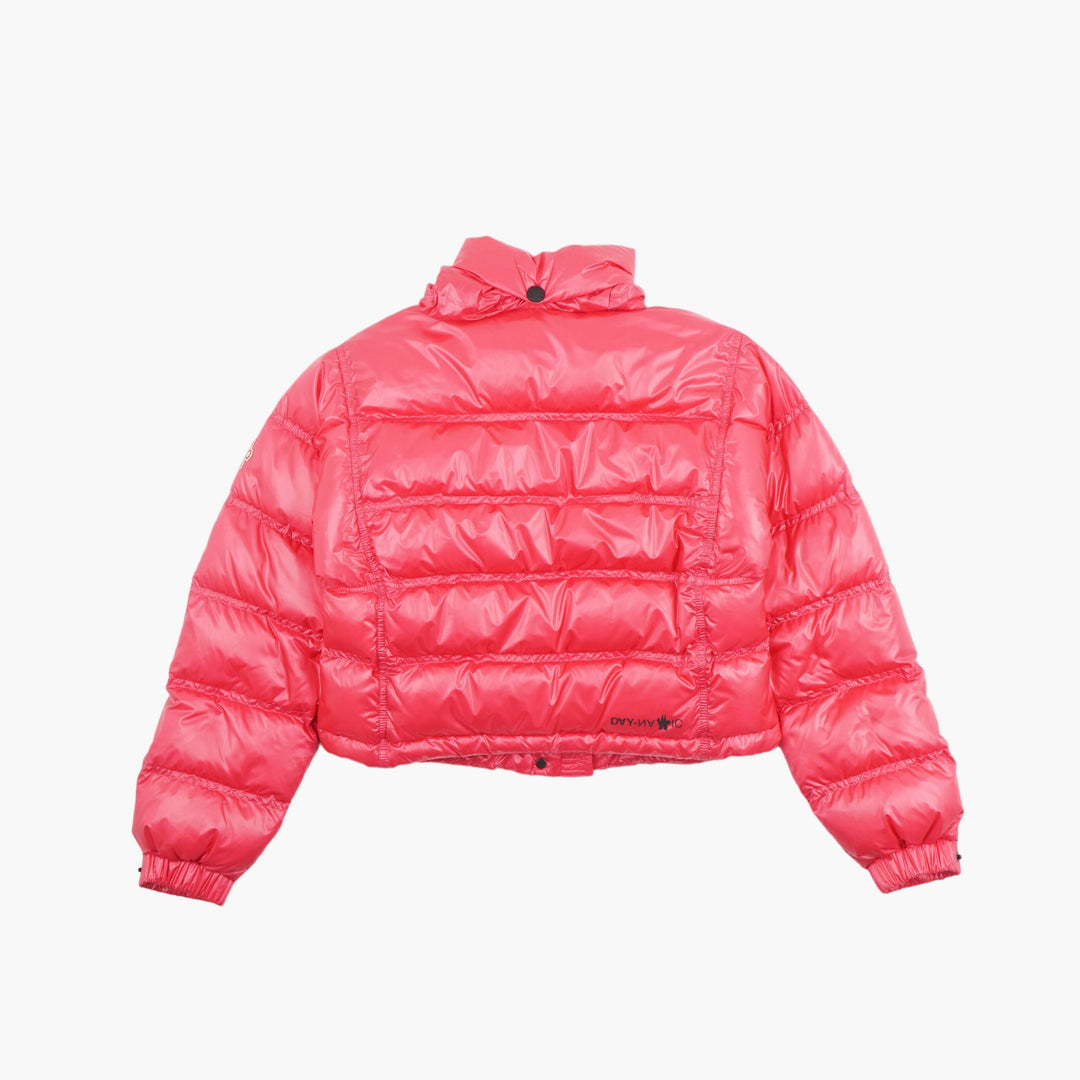 Moncler Puffer Jacket - Vibrant Fuchsia Quilted Insulated Coat with High Collar