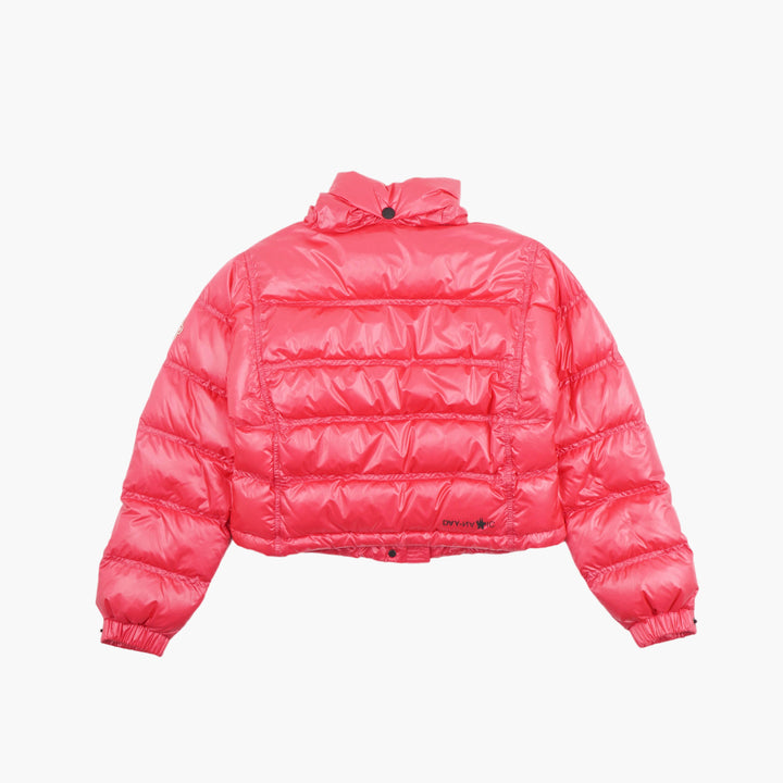 Moncler Puffer Jacket - Vibrant Fuchsia Quilted Insulated Coat with High Collar