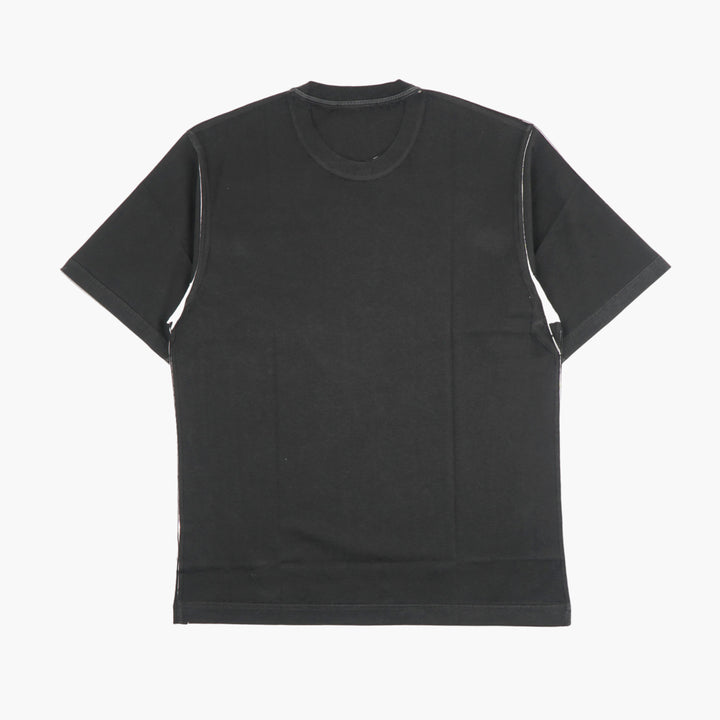 Dolce & Gabbana Men's Black T-Shirt with Iconic DG Logo, Made in Italy