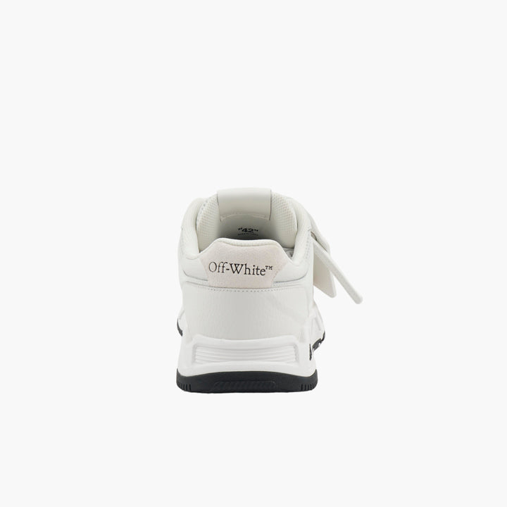 Sneakers Off-White Urban Style in bianco-beige con dettaglio zip-tie distintivo