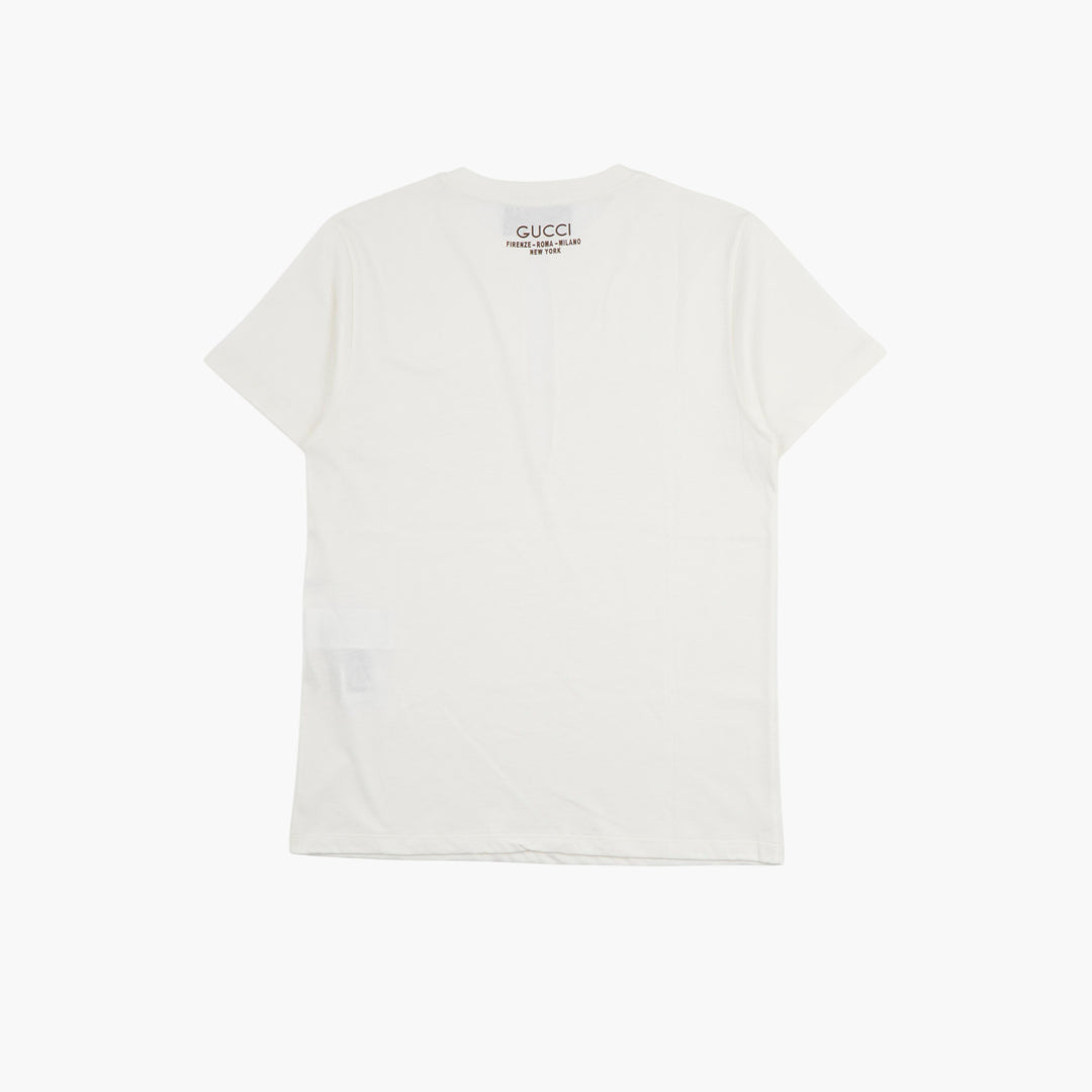 T-shirt a maniche corte GUCCI Bianco - Made in Italy