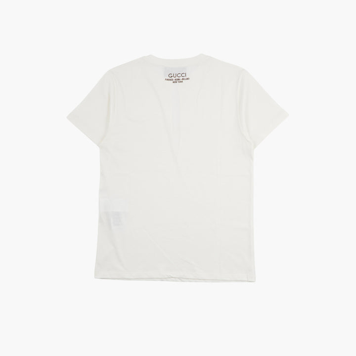 T-shirt a maniche corte GUCCI Bianco - Made in Italy