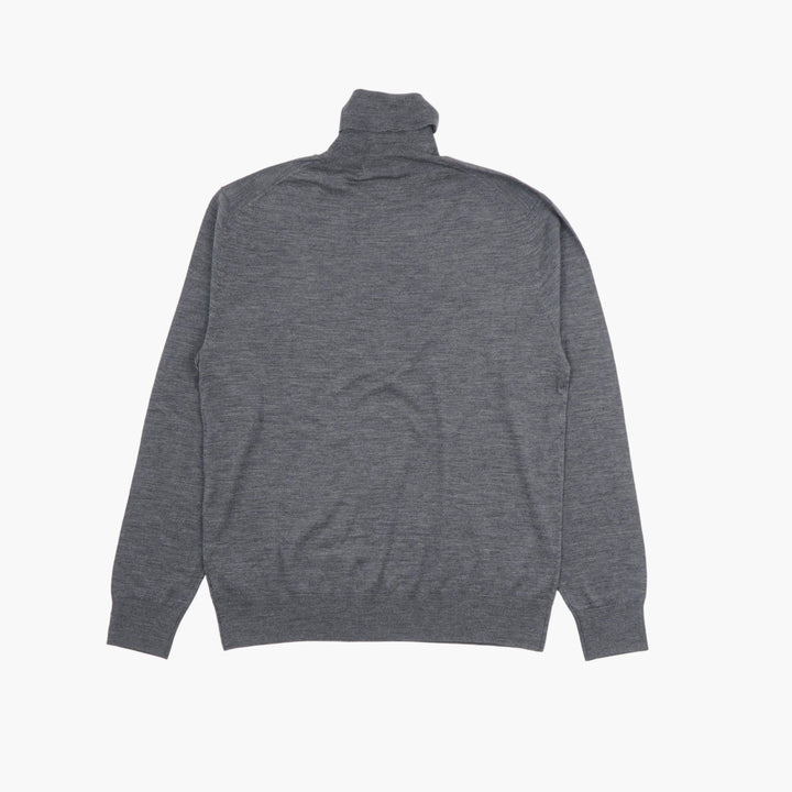 BALLANTYNE Grey Turtleneck Sweater