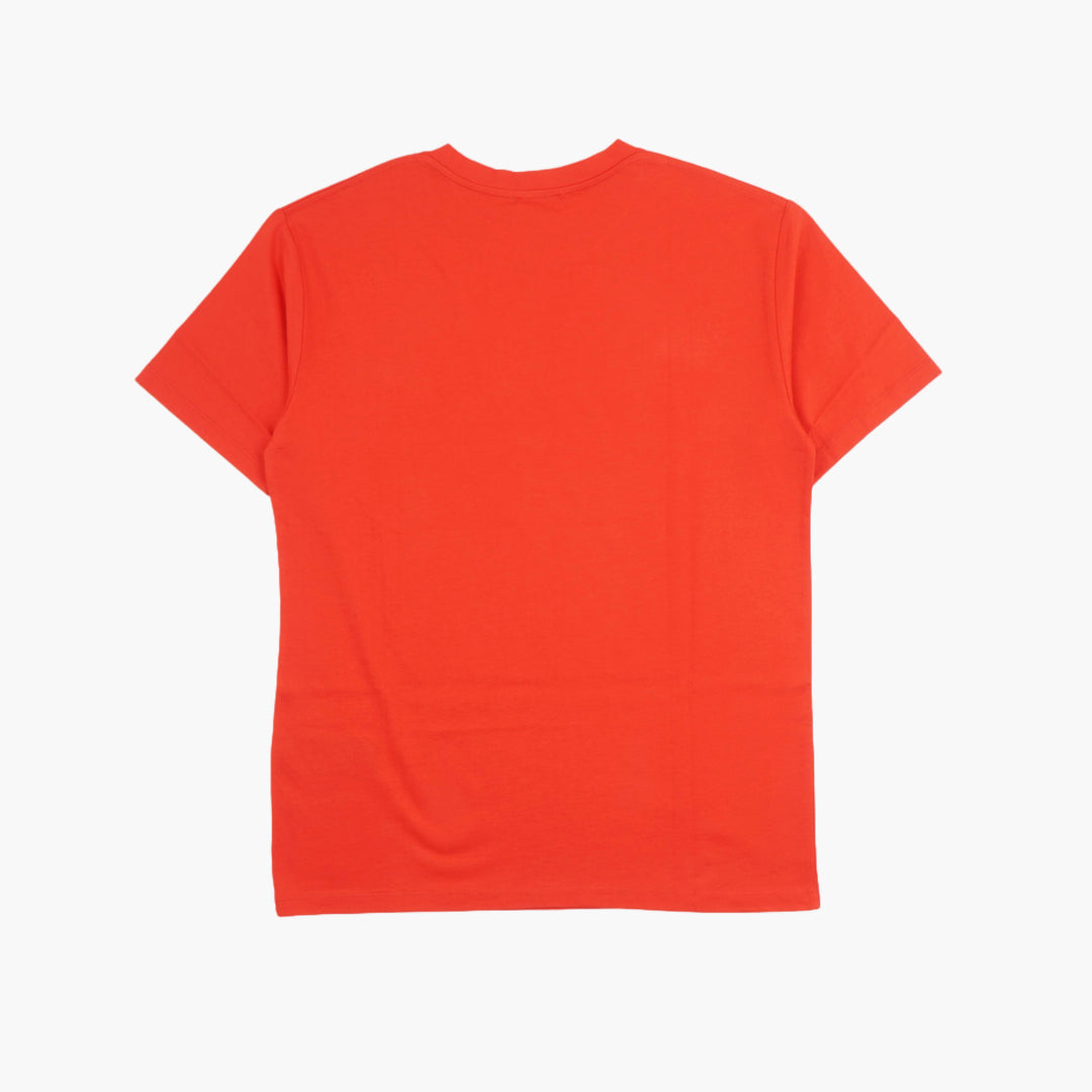 Balmain Orange T-shirt with Iconic Paris Logo