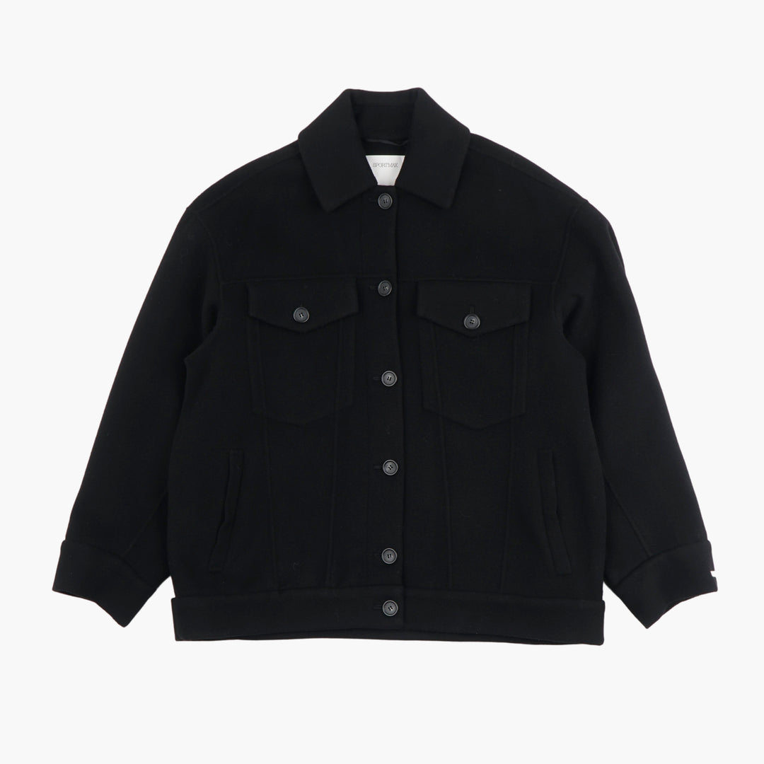 Max Mara Women's Black Jacket - Versatile and Classic Design