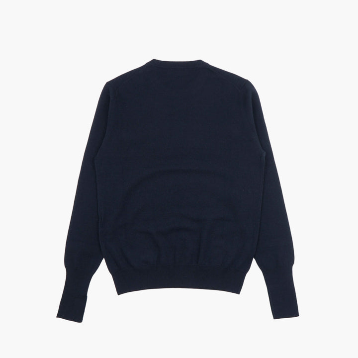 Ballantyne Luxury Classic Fit Crew Neck Sweater - Blu