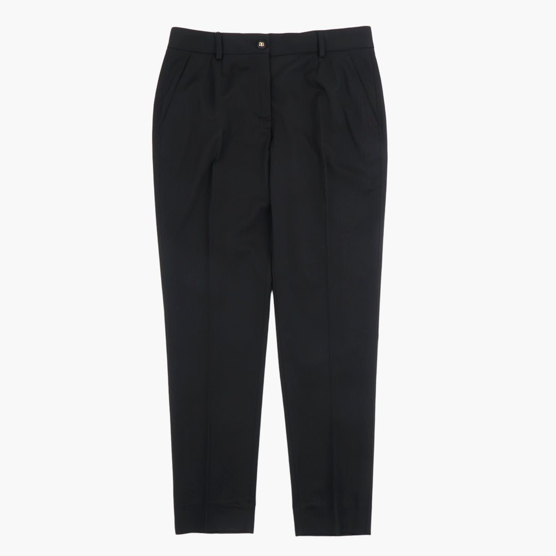 Pantaloni sartoriali Dolce &amp; Gabbana in Nero - Artigianato italiano per l'eleganza formale