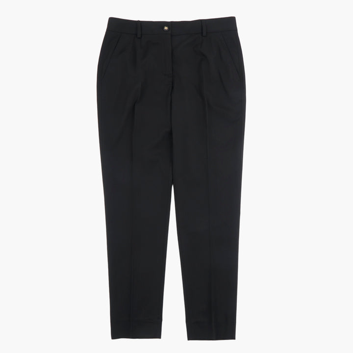 Pantaloni sartoriali Dolce &amp; Gabbana in Nero - Artigianato italiano per l'eleganza formale