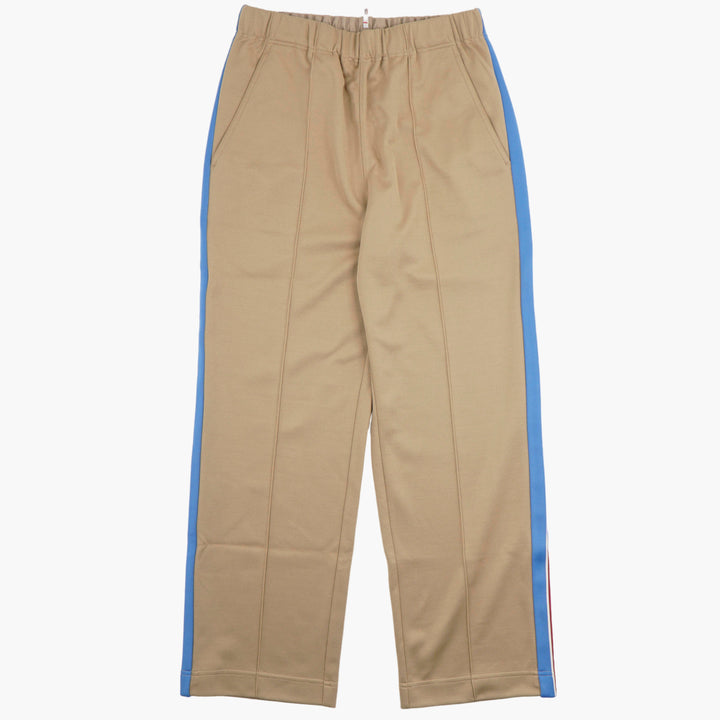 Moncler Beige Pants with Contrasting Side Stripes - Stylish and Comfortable Trousers