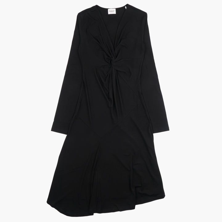 ISABEL MARANT Black Dress with Front Knot Detail