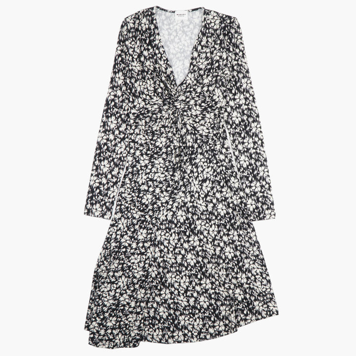 ISABEL MARANT Long-Sleeved Monochrome Dress - Elegant and Sophisticated Women's Fashion