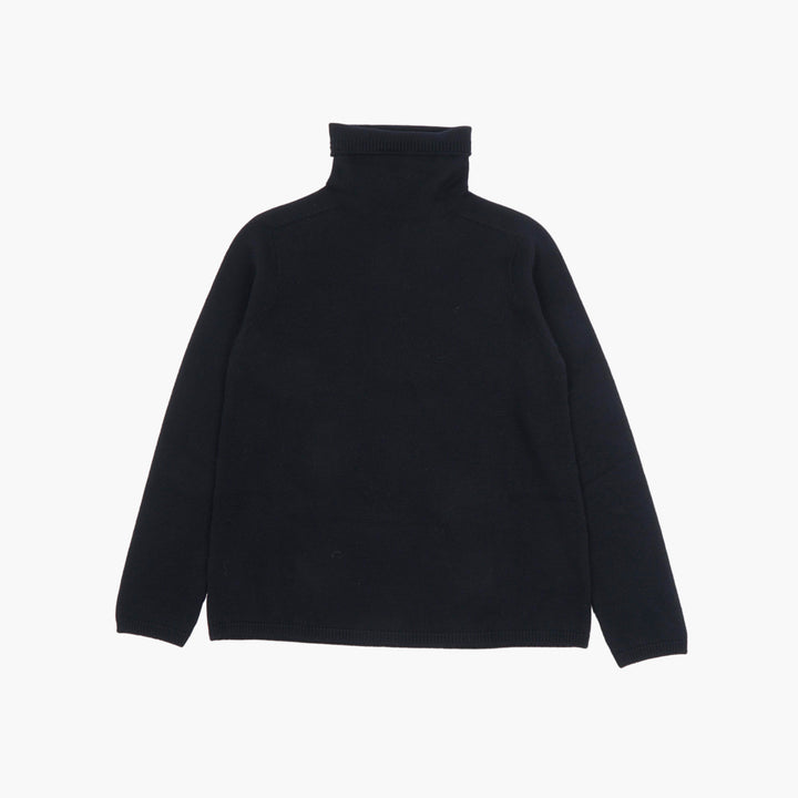 MAX MARA Elegant Black Turtleneck Sweater with Long Sleeves and High-Quality Fabric