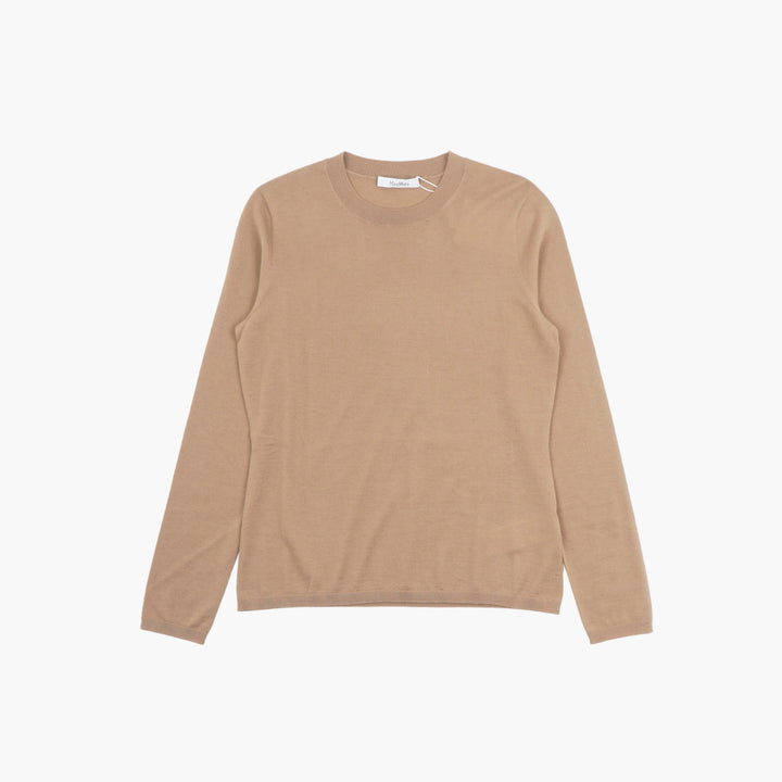 MAX MARA Timeless Elegance Sweater in Marrone - Luxurious Material & Versatile Design