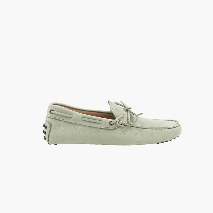 Mocassini eleganti in pelle verde salvia TOD'S