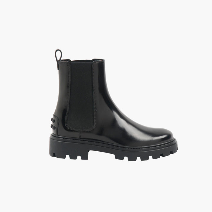 TOD'S Black Leather Boots