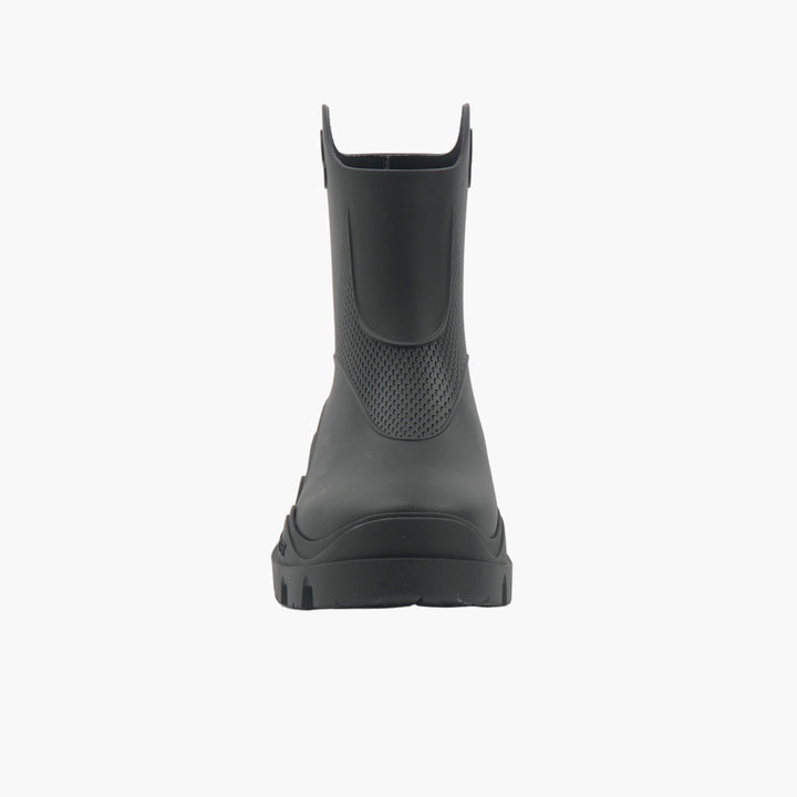 Moncler Durable Black Rubber Boots for All Weather Conditions