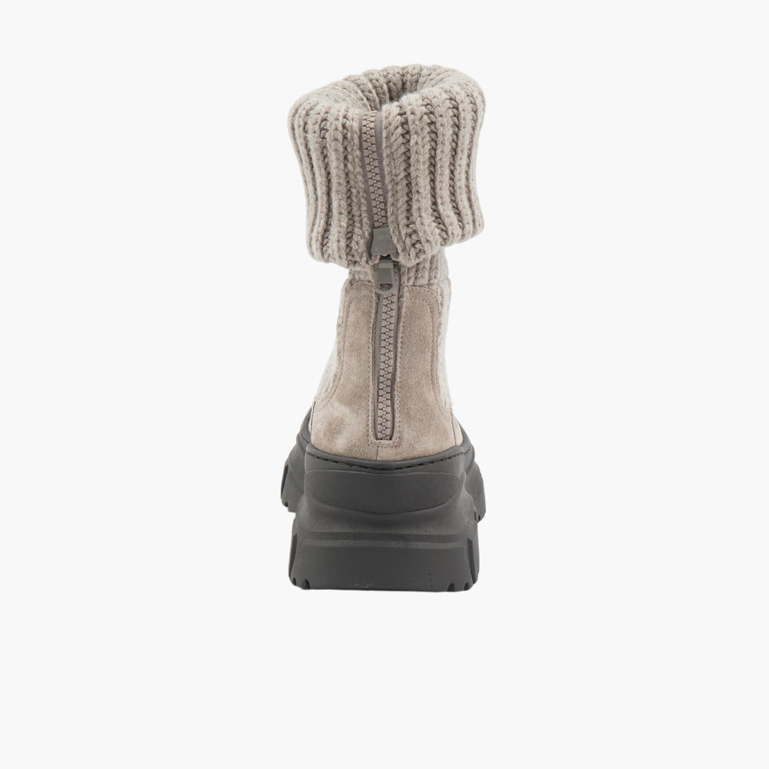 Brunello Cucinelli Suede Knit Boot - Luxurious Italian Craftsmanship