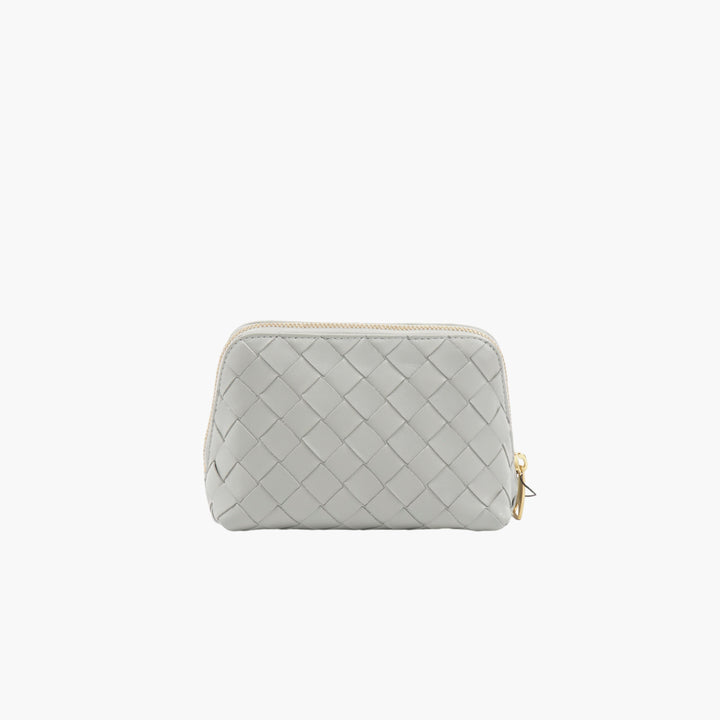 Bottega Veneta Intrecciato Weave Grigio Clutch - Made in Italy