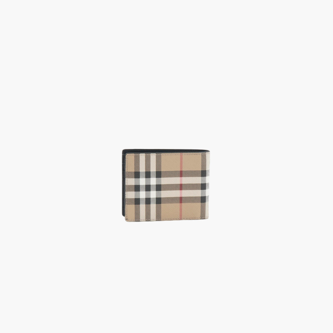 Portafoglio Burberry Check in Archive Beige: eleganza e funzionalità senza tempo