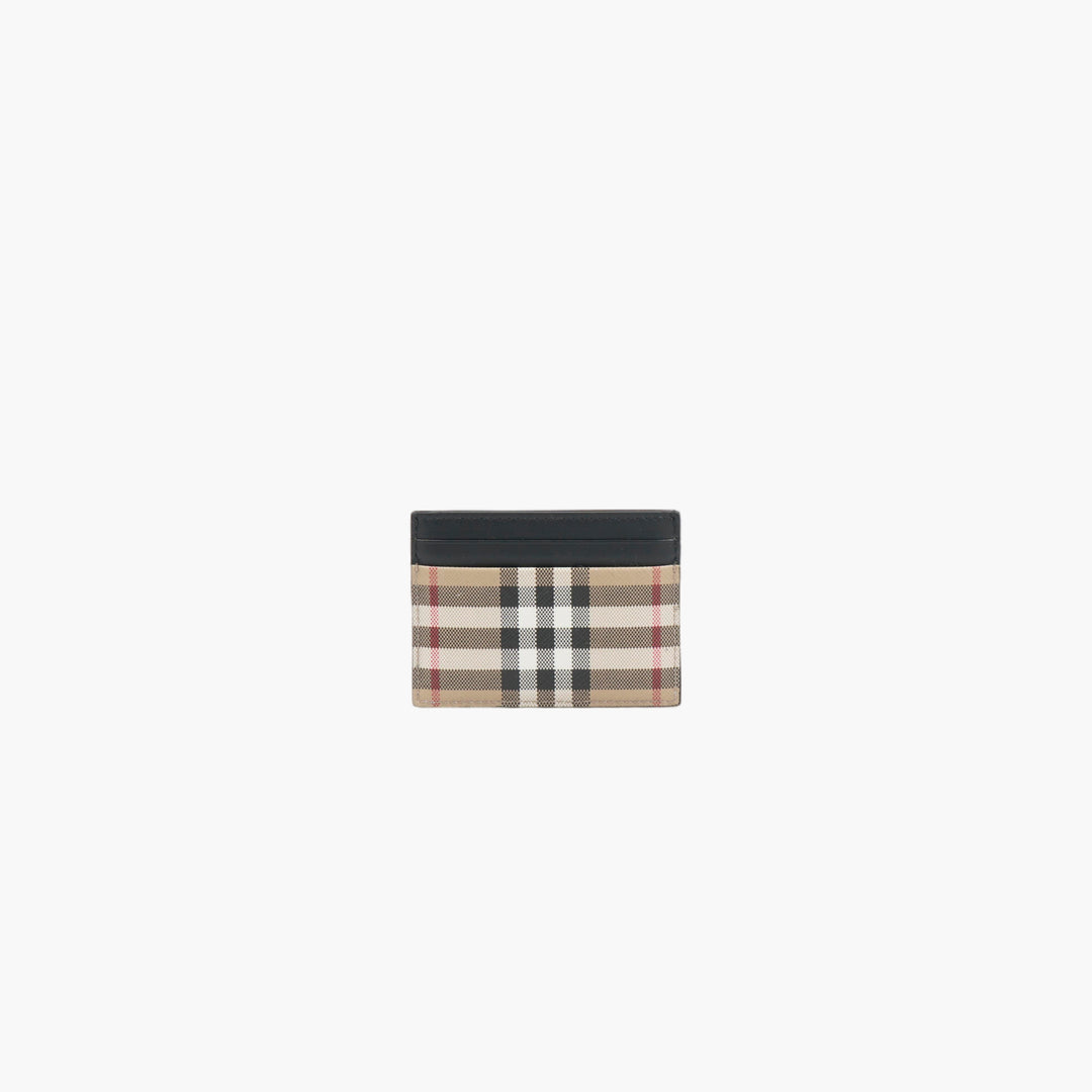 BURBERRY Card Holder in Iconic Check Pattern