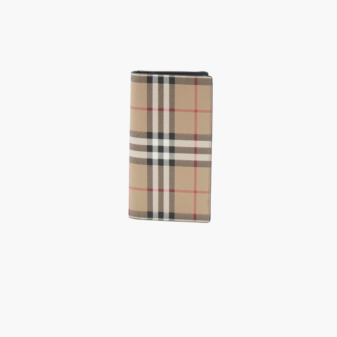 Portafoglio Burberry Classic Check - Beige archivio