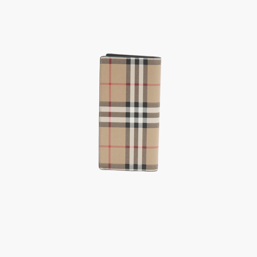 Portafoglio Burberry Classic Check - Beige archivio